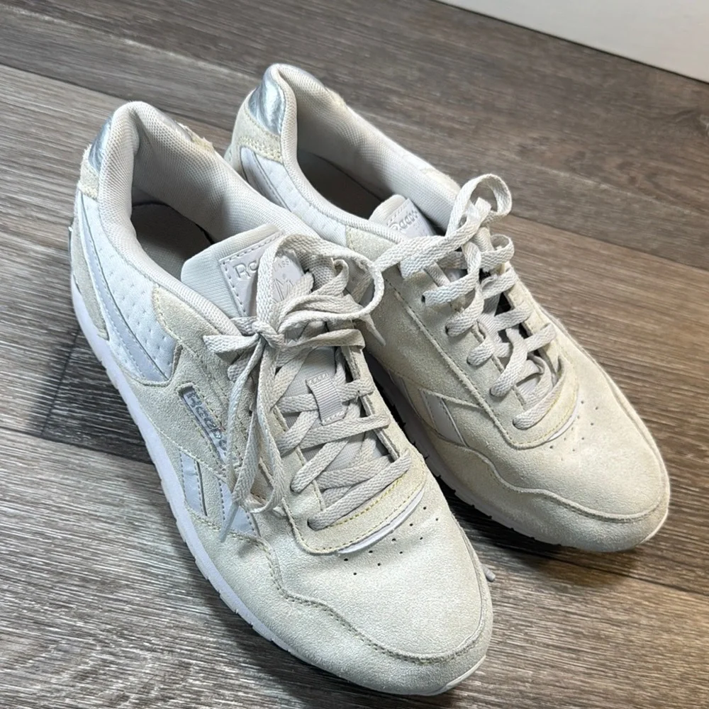Reebok Cream Athletic Shoes